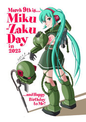 hatsune miku from gundam by chutohampa