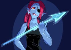 undyne from undertale by ginkirii