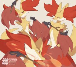 delphox from pokemon by mojaranmo