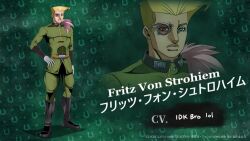 fritz von stroheim from jojo no kimyou na bouken