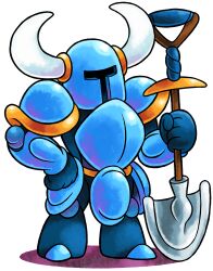 shovel knight (character) from shovel knight by mast3r-rainb0w