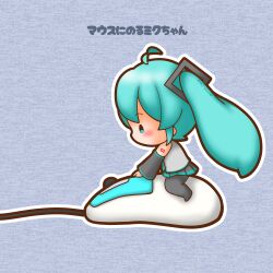 hatsune miku from vocaloid