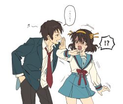kyon from suzumiya haruhi no yuuutsu