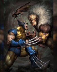 sabertooth (x-men) from marvel by kunkka