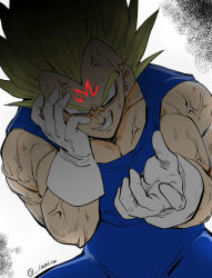 majin vegeta from dragon ball by senka-san