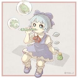 cirno from touhou by chigu