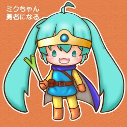 hatsune miku from vocaloid