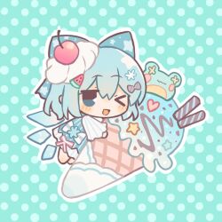 cirno from touhou by silverrain
