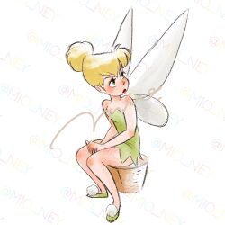 tinker bell (disney) from walt disney's peter pan by mio ney
