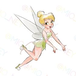 tinker bell (disney) from walt disney's peter pan by mio ney