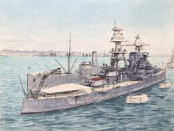 uss arizona (bb-39) from original by atelier bono