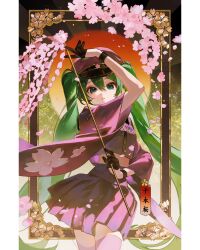 hatsune miku from senbonzakura (vocaloid)