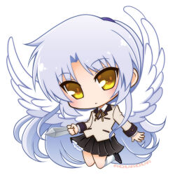 tachibana kanade from angel beats! by ikeda jun (aquaqua)