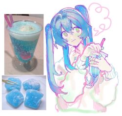 hatsune miku from vocaloid