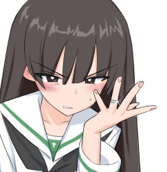 nishizumi shiho from girls und panzer by rabbit inoue
