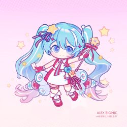 hatsune miku from vocaloid