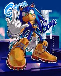 sonic the hedgehog from sonic (series) by kornart