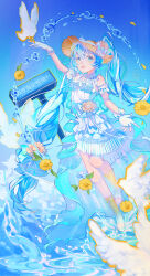 hatsune miku from magical mirai (vocaloid)