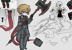 sinclair (project moon) from limbus company by ohzv