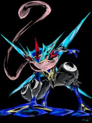 ash-greninja from pokemon by uchikki riza