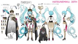 hatsune miku from vocaloid