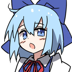 cirno from touhou by e.o.