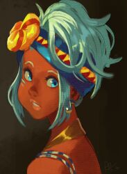 elena (street fighter) from girl with a pearl earring by alex ahad