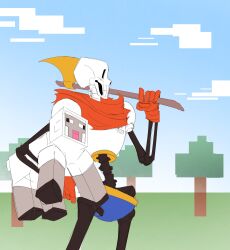 papyrus (undertale) from minecraft by konvalia