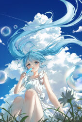hatsune miku from vocaloid
