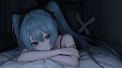 hatsune miku from vocaloid by sakiika0513