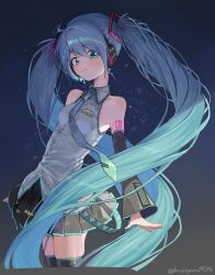 hatsune miku from vocaloid