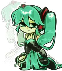 hatsune miku from vocaloid