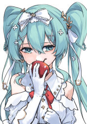 hatsune miku from shiroi yuki no princess wa (vocaloid)