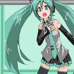 hatsune miku from vocaloid by gonzui (hojo)
