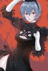 2b (nier:automata) from neon genesis evangelion
