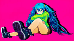 hatsune miku from vocaloid by taidaru