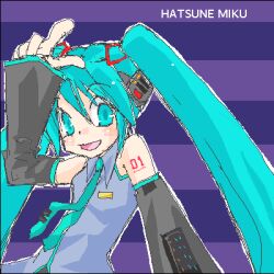 hatsune miku from vocaloid