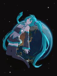 hatsune miku from vocaloid