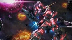 unicorn gundam from gundam by tenjin hidetaka