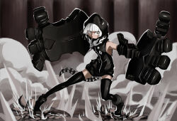 strength (black rock shooter) from black rock shooter