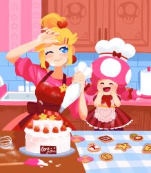 princess peach from super mario bros.