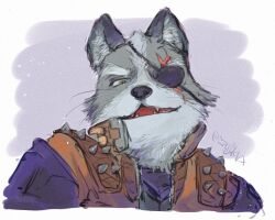 wolf o'donnell from star fox by hanaon