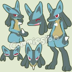 lucario from pokemon