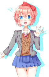 sayori (doki doki literature club) from doki doki literature club