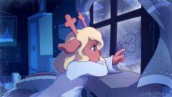noelle holiday from deltarune by ladyicepaw