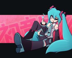hatsune miku from vocaloid