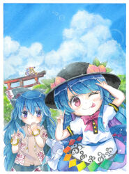 hinanawi tenshi from touhou