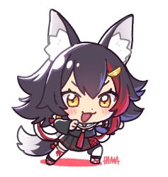 ookami mio from hololive by a-ka