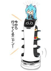 hatsune miku from vocaloid by nukotun
