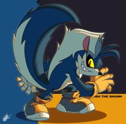 rough the skunk from sonic (series)